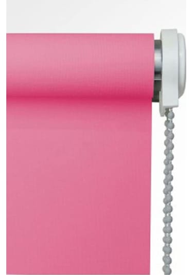 Asyhome Pembe Polyester Stor Perde