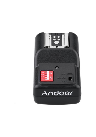 Yaozixa Andoer Evrensel 16 Kanal 433mhz Radyo Kumanda Flaş Tetikleyici, 30m Uzaklık, Siyah, Stüdyo Ve Dış Mekan Flaşları İçin