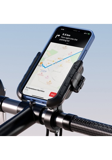 Sones Kewig Elektrikli Bisiklet Vigorously Clip Taban Braketi Açık Hava Bisikleti Cep Telefonu Navigasyon Tutucu, Model: M8sp-c4