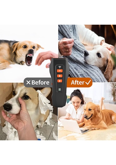 Hallow Köpek Kovucu Cihaz Köpek Caydırıcı Köpek Kovucu Siyah