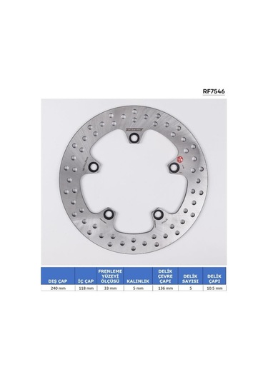 Braking Honda Nc700 İntegra 2012-2013 Arka Fren Diski