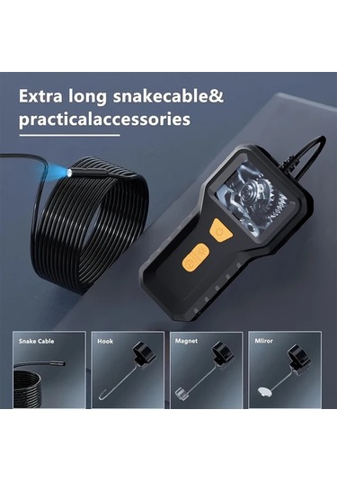 Xuweiwei Endoscope 2m 7874inch Yüksek Çözünürlüklü Kamera 8 Parlak Led Aydınlatma Karanlık Ortamlarda Net Görüntü Esnek Kontrol