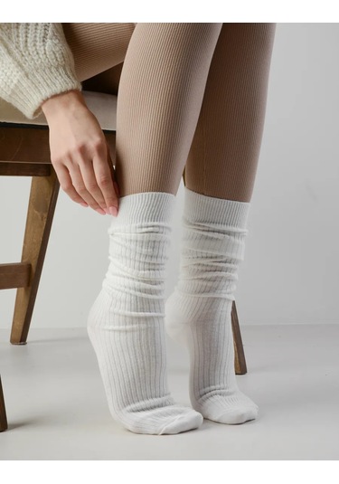 Grand Kadın Yüksek Çorap 2 Çift 282997503 Gri