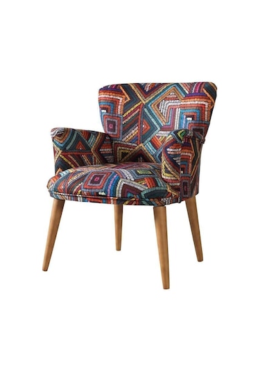 Mobilyabazari Mobilya Bazari Çay Seti 2 1 1 Koltuk Takımı Salon, Balkon, Ofis Çok Renkli