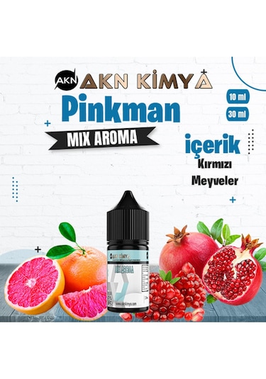 Akn Kimya Pinkman Mix Aroma Kırmızı Meyveler Gıda Aroması 10 Ml