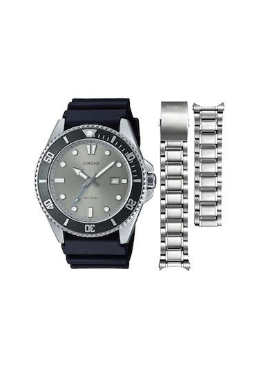 Casio Mdv-107 Bill Gates Saati Çelik Kordon Hediyeli Metalik 31589933