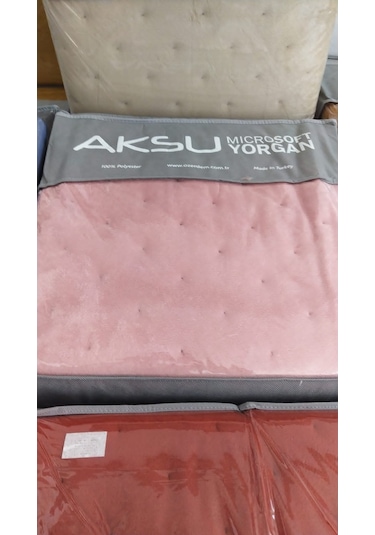 Aksu Mıcrosoft Punto Renkli Yorgan Çift Kişilik