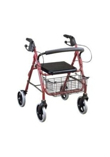 Aluminyum Rolatör Tekerlekli Rollator Yü - Aluminyum Rolatör Tekerlekli Rollator Yürüteç Hasta Yaşlı Yürüteci