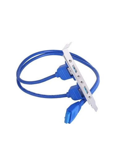 Pazly Usb 3.0 Çift Portlu Pcı Braket Kablosu - Anakarttan Kasaya 20pin Adaptör Kablo