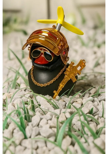 Simalend Araba İçin Siyah Ördek Yelekli Ve Gözlükli Kasklı 160486264