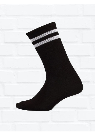 Nakın Siyah Uzun Çorap 3'lü Paket 149565177 Beyaz