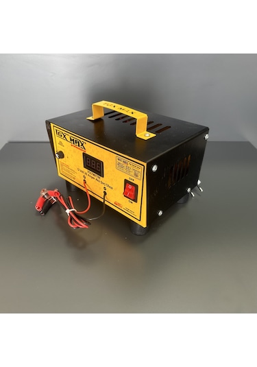 TGX Max Profesyonel 12 Volt 25 Amper Akü Şarj Cihazı Bakır Sargı