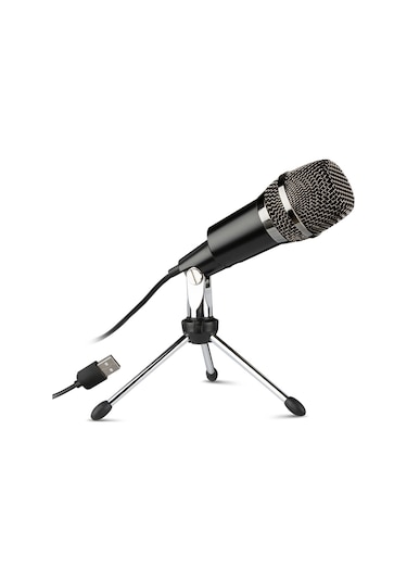 Singree Taşınabilir Usb Mikrofon - Podcast, Şarkı Ve Canlı Yayınlar İçin Kompakt Tripodlu Profesyonel Ses Kayıt Cihazı