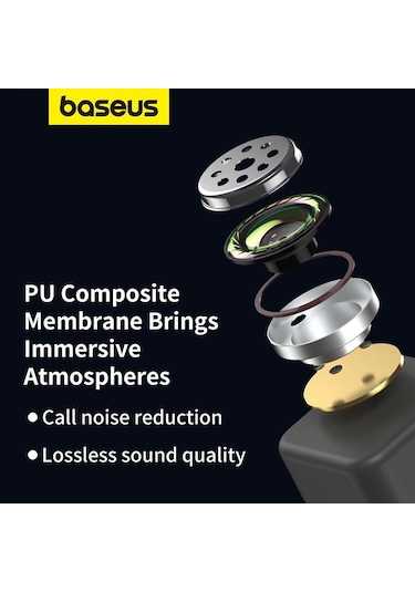Baseus Bowie WM01 Gerçek Kablosuz Kulaklık