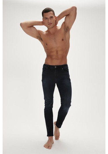 Bad Bear Xavier Jeans Night Mavi Erkek Denim Pantolon-koyu Mavi Koyu Mavi