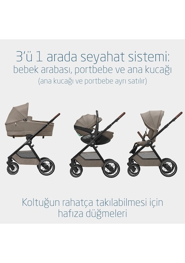 Oxford Çift Yönlü Seyahat Sistem Olabilen Bebek Arabası Twillic Truffle