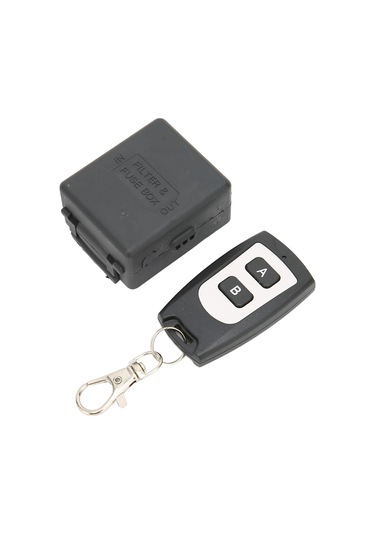 Yaozixa 10a Yük Kapasitesi 433mhz Kablosuz Röle Anahtarı, Öğrenme Fonksiyonu, 220v Tek Kanal, Otomatik Kilitleme/keçme Modu, Abs Malzeme, Kumanda Pil Dahil