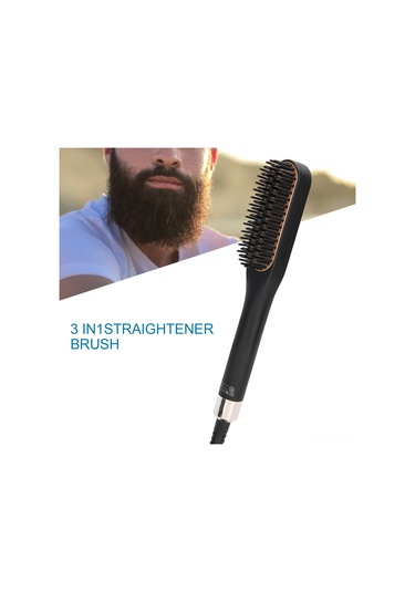 Maiyame Erkek Sakal Düzleştirici Testere, 3 Seviye Sıcaklık Ayarlı 160-190-220 C , Ptc Isıtma, Taşınabilir Mini Saç Düzleştirici, 100-240v Amerikan Şarjı