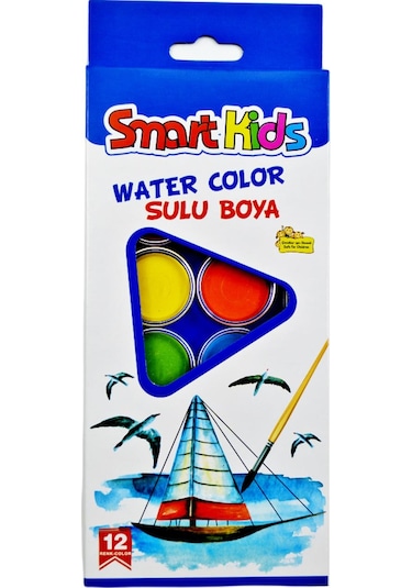 Smart Kids Sulu Boya 12 Renk Kod:3566