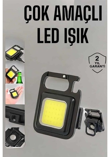 Kamp Işığı Çok Fonksiyonlu Taşınabilir Anahtarlık Kapak Açma Manyetik Özelliği Çoklu Renk