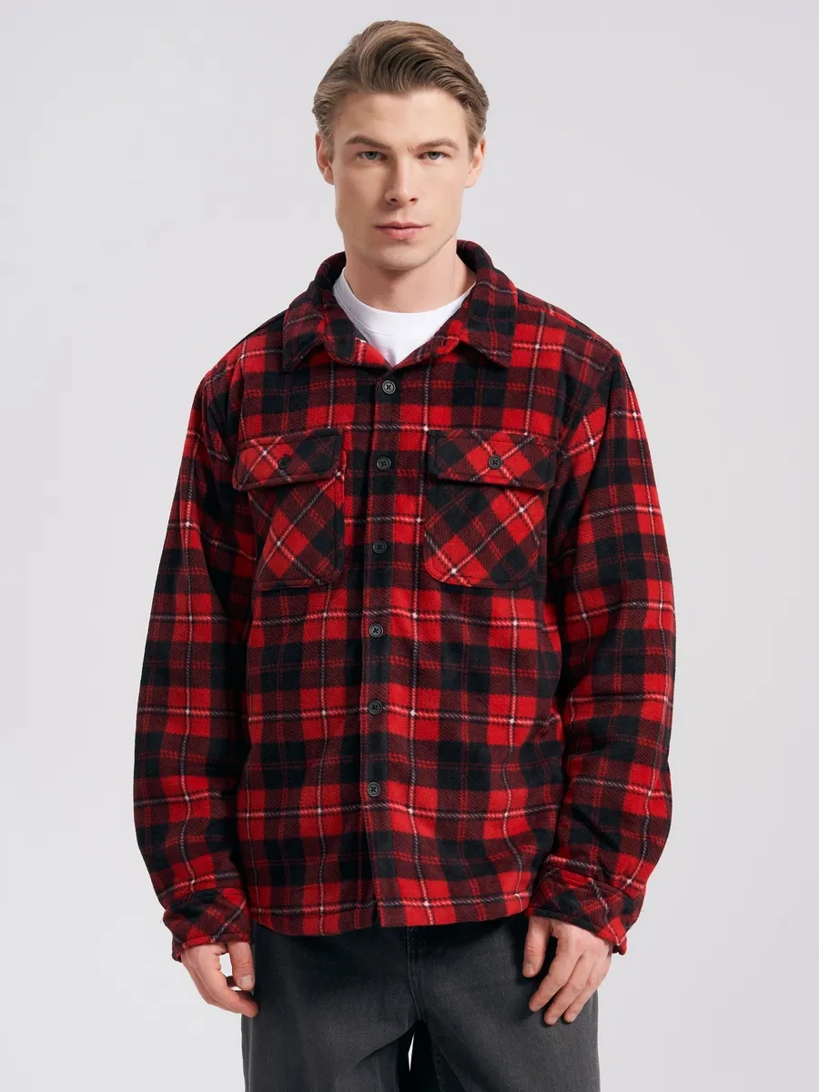 Tvoe Kırmızı Kareli Gömlek Ceket 318015491 Kırmızı