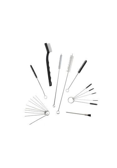 Springsun 17 Adet Airbrush Nozul Temizleme Onarım Alet Seti İğne Ve Fırça Seti Airbrush Temizleme Aksesuarları