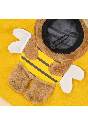 Pet Out Çanta Crossbody Tote Kedi Çantası Küçük Köpek Genişletilebilir Omuz Çantası, Boyut: L Sarı Arı