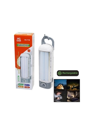 34 Smd Led Şarjlı Işıldak Fener 4172 Çok Renkli