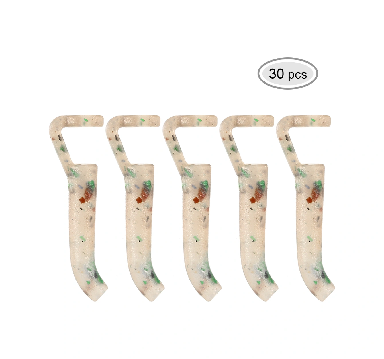 Dianziye Balıkçılık İğne Kolu Koruyucu, Kamuflaj Renk, Küçük Boy, 30 Adet - Balıkçılık İğnesi Sapması Engelleme Ve Doğru Konum Sağlama