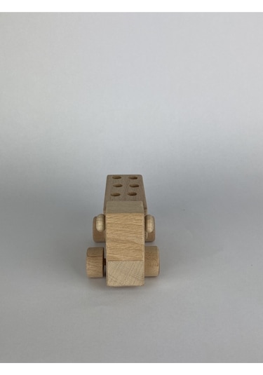 Ahşap Küçük Oyuncak Dikdörtgen Kamyon