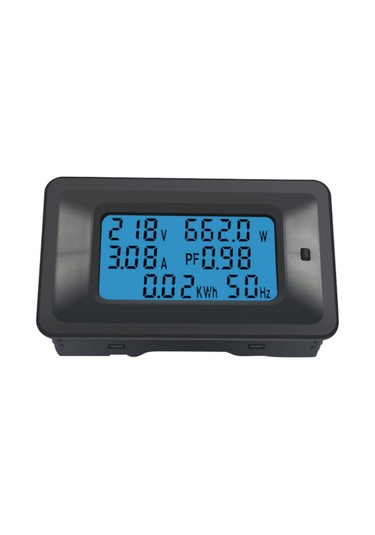 Samdoo 20a Dijital Enerji Ölçer - Voltaj, Akım, Güç Ve Frekans Göstergeli Kompakt Multimetre