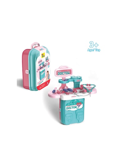 Ogi Mogi Toys Doktor Oyun Seti Eğitici 2 Si 1 Arada Sırt Çantası