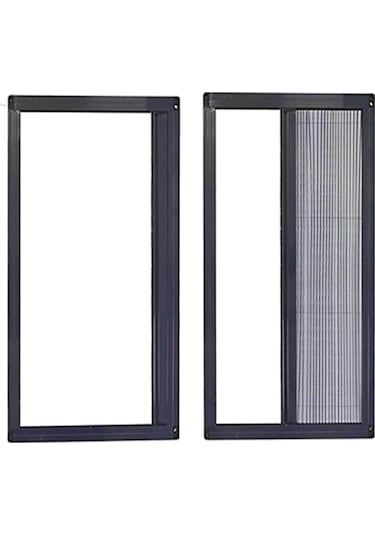 Akordeon Pileli Pilise Pencere Sineklik, Antrasit, 70 130 Cm., Istenilen Ölçüde