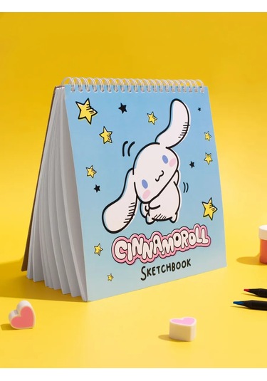 Hello Kitty Cinnamoroll Markerlarla Çizim İçin A5 Not Defteri 316742029 Açık Mavi