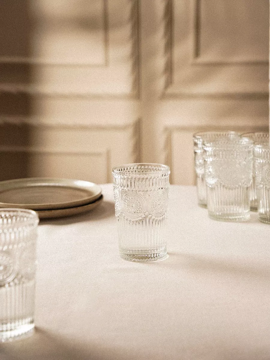 Sl Home Laro 400 Ml Cam Bardak Seti, 6'lı 254857852 Beyaz