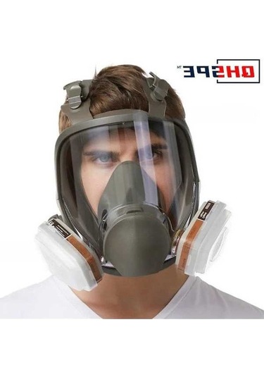 Trendooze Endüstriyel Boyama Püskürtme Kullanım İçin Anti-sis 6800 Gaz Maskesi