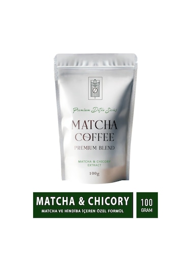 Premium Detox Series Matcha Coffee 100g, Matcha Ve Hindiba İçerikli Özel Formül Diğer