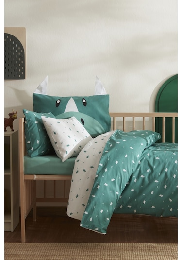 Karaca Home Marty %100 Pamuk Bebek Nevresim Takımı Yeşil