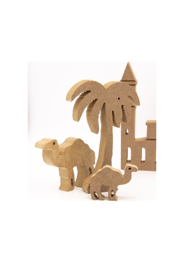 Neşeli Ahşap Des 23 Ayasafya Camii 25 Cm, Palmiye Ve Deve. Ramazan Ayına Özel Ahşap Boyama Etkinliği, Boyama Seti Model Tyb0aeqofa9s0m8483