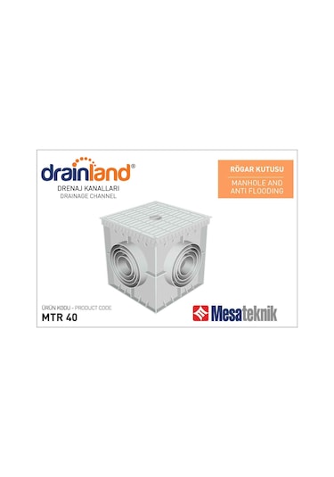 Mesateknik 40X40Cm Plastik Rögar Logar Menhol Kutusu Mtr40