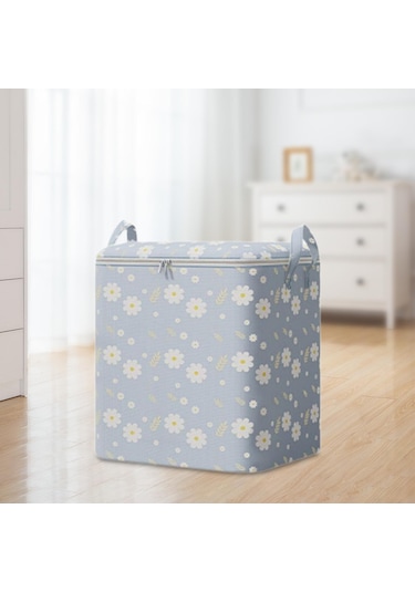 Suntek Yorgan Saklama Çantası Battaniye Elbise Organizasyonu 150 L - Mavi Diğer