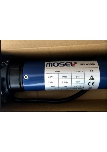Mosel 60 S 40 Nm Düz Panjur Motoru
