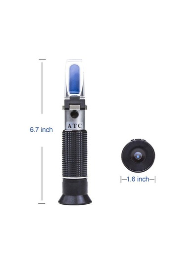 0-80% V/v Taşınabilir Alkol Refraktometre Atc Refraktometreler Aletler Likör Alkol