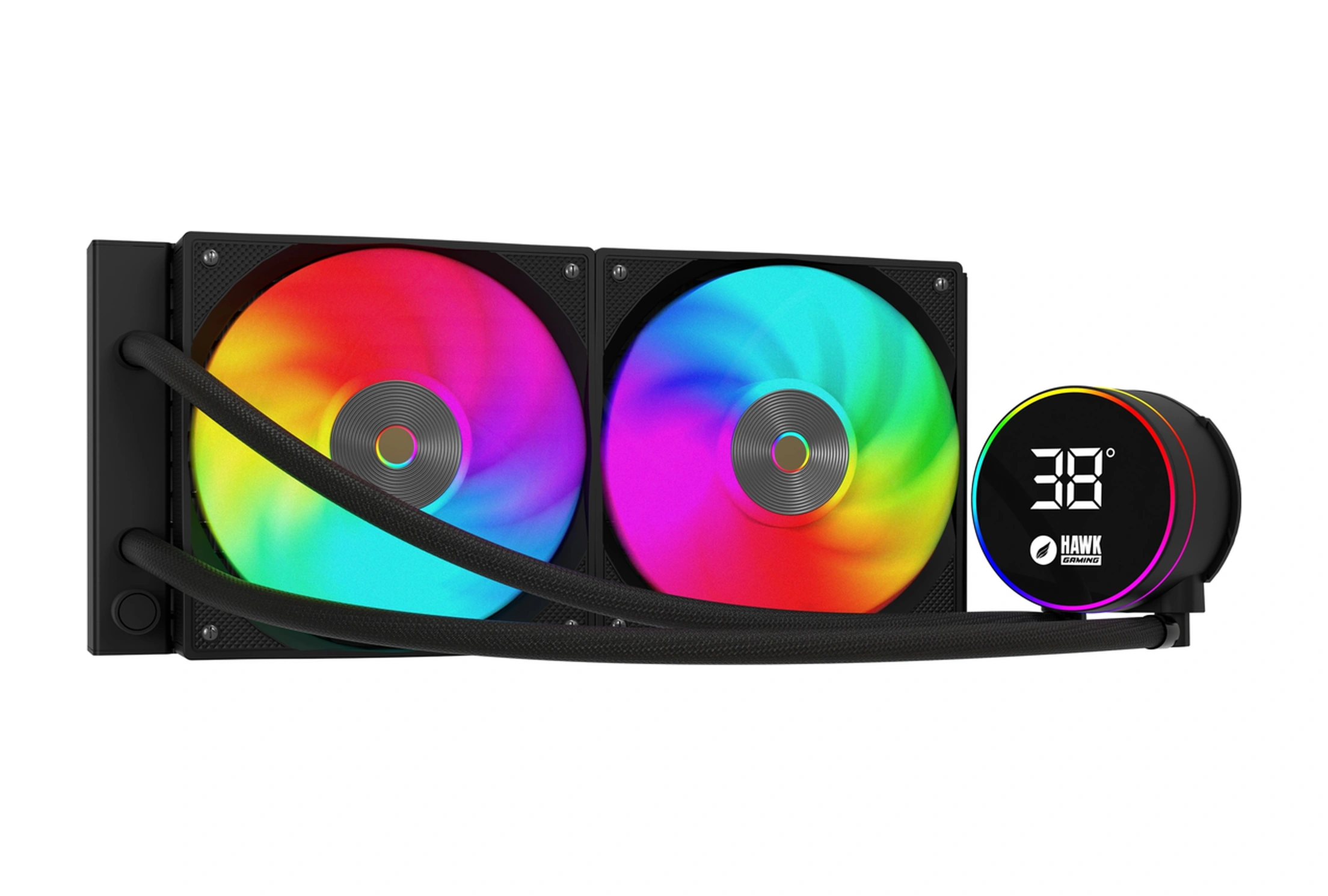 Hawk Gaming Hl240 Frostbite 240mm Led Argb Am5 Ve Lga1700 Uyumlu Siyah Sıvı Soğutucu