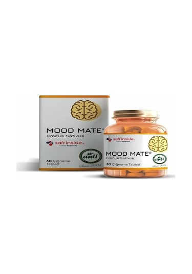 Anti Natural Anti Mood Mate Safran Ekstresi 30 Çiğneme Tableti