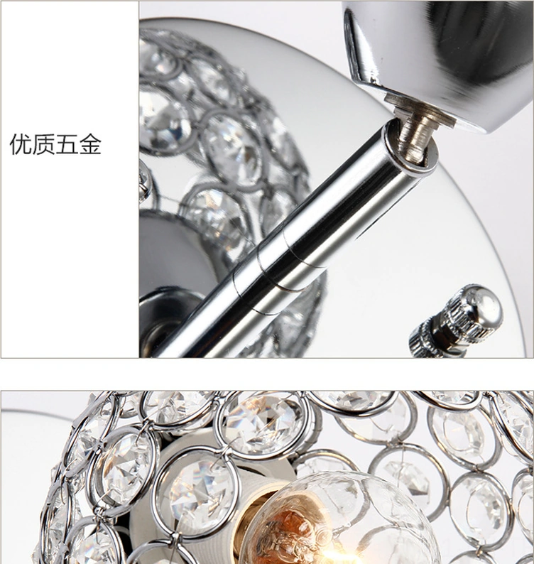 Folinda Kiremitli Ev Dekoru Modern Kristal Duvar Lambası: Oturma Odası, Yemek Odası, Koridor Ve Yatak Odası Için Fonksiyonel Tasarım - Bl-1210 Işık Kaynağı Hariç Şeffaf