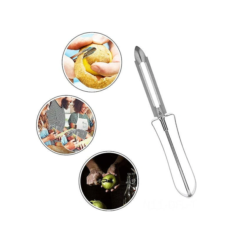 Dofolink Pratik Mutfak Aleti: Çelik Derin Peller - Patates, Havuç, Salatalık Ve Meyve Soyucu Diğer