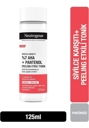 Neutrogena Sivilce Karşıtı Peeling Etkili Tonik 125 ML
