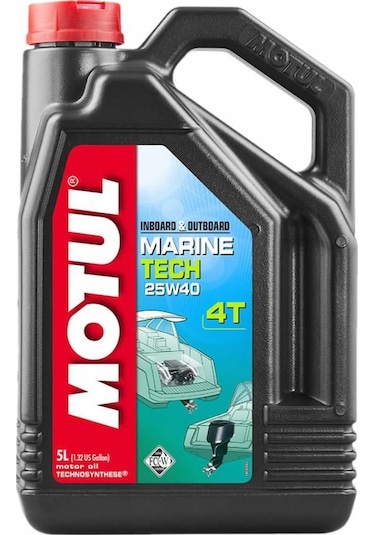Motul Marine Tech 25w-40 4t 5 L 4 Zamanlı Tekne Motor Yağı
