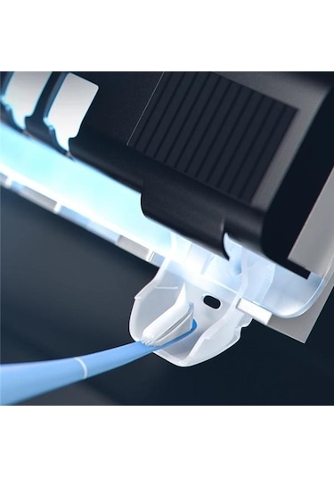 Siyah Otomatik Uv Işık Akıllı Diş Macunu Dispenseri Diş Macunu Sıkacağı Diş Fırçası Sterilizatör Tutucu Siyah